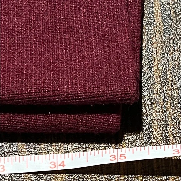 Chic Burgundy Sleeveless Sweater and Pant Set - Picture 12 of 13